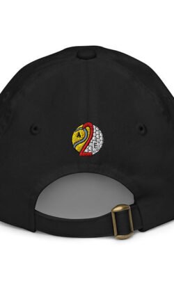 Rory Mcilroy Golf & United Kingdom Silhouette Youth Baseball Adjustable Cap