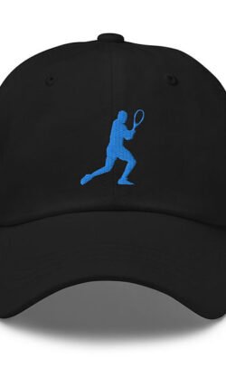 Carlos Alcaraz Tennis Blue Silhouette Classic Adjustable Hat