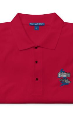 The Old Course St Andrews Swilcan Bridge UK Golf Men's Premium Polo Shirt
