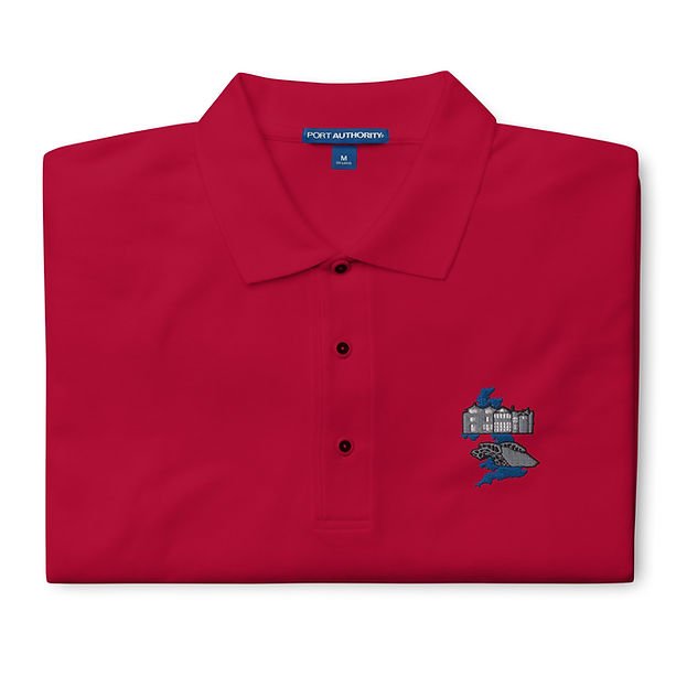 The Old Course St Andrews Swilcan Bridge UK Golf Men's Premium Polo Shirt
